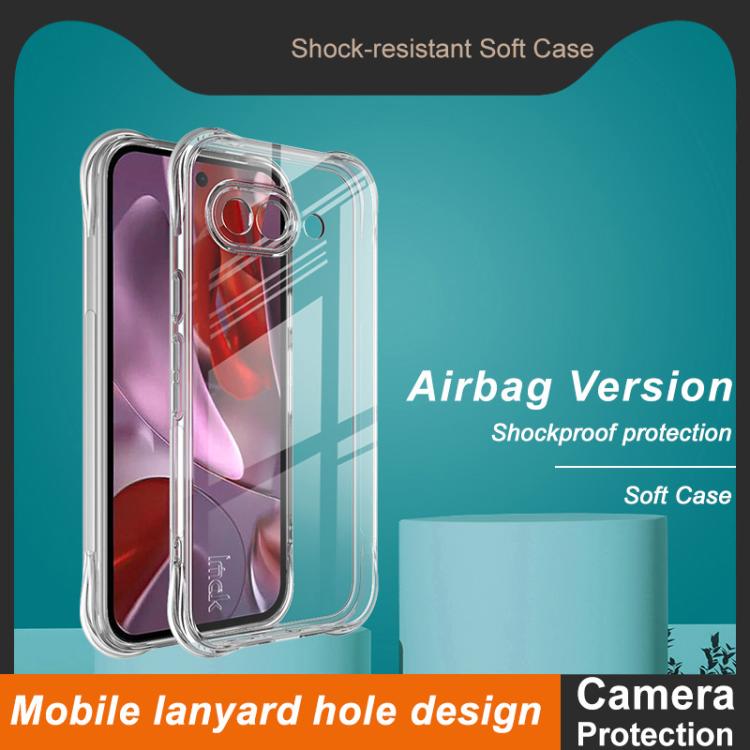 For Google Pixel 9a imak Shockproof Airbag TPU Phone Case