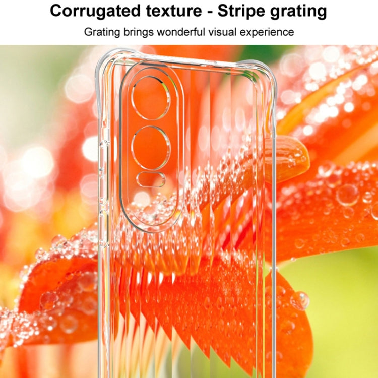 For OnePlus Nord CE4 Lite 5G IMAK Corrugated Texture Airbag TPU Phone Case