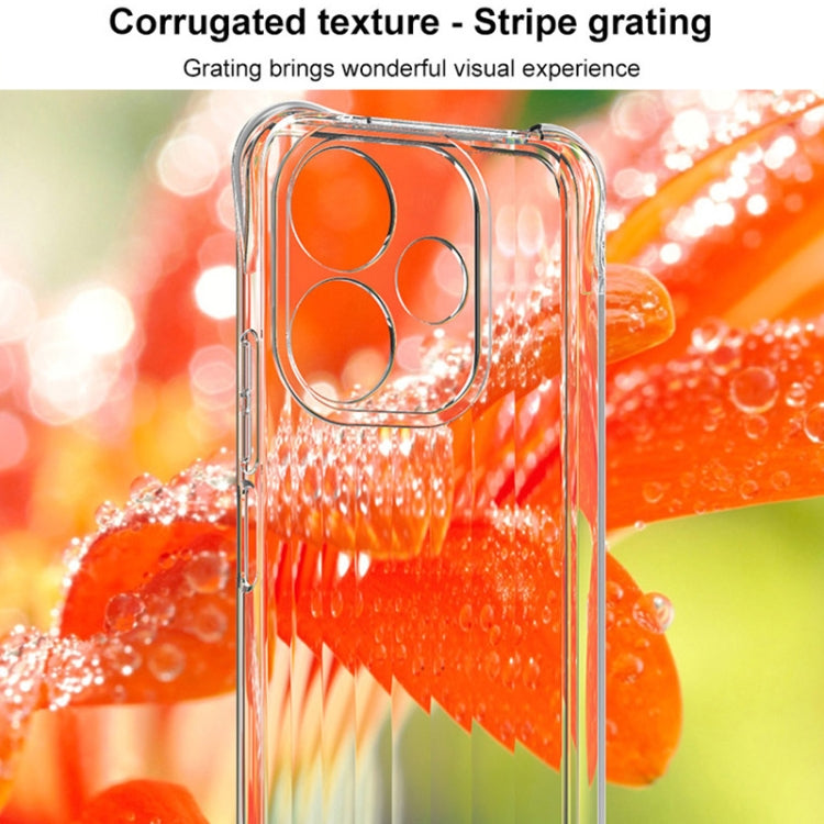 For Redmi Note 13R 5G IMAK Corrugated Texture Airbag TPU Phone Case