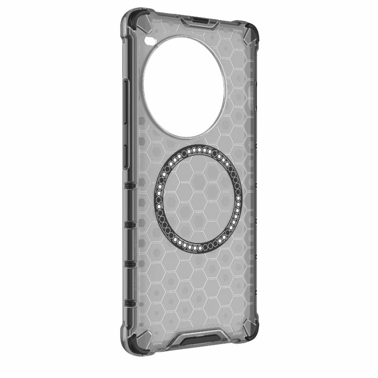 For OnePlus Ace 3 Pro 5G Honeycomb Magnetic Ring Shockproof Phone Case
