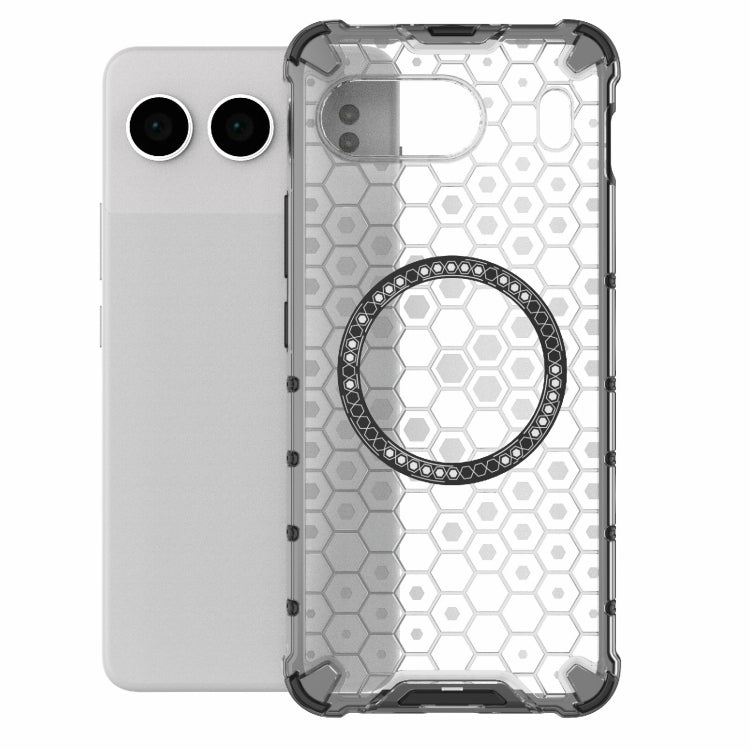 For OnePlus Nord 4 5G Global Honeycomb Magnetic Ring Shockproof Phone Case
