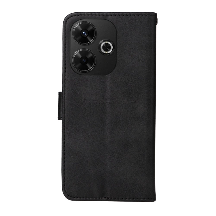 For Redmi 13 4G / Note 13R Classic Calf Texture Flip Leather Phone Case