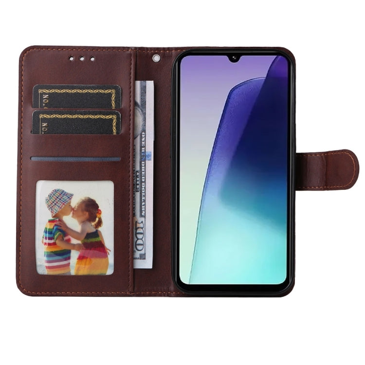For Redmi 14C 4G Classic Calf Texture Flip Leather Phone Case