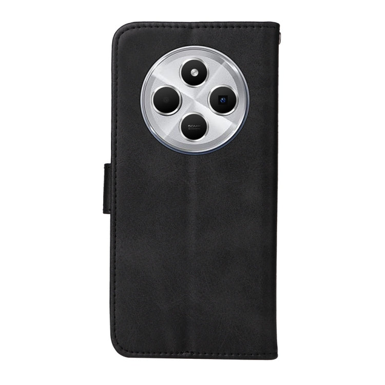 For Redmi 14C 4G Classic Calf Texture Flip Leather Phone Case