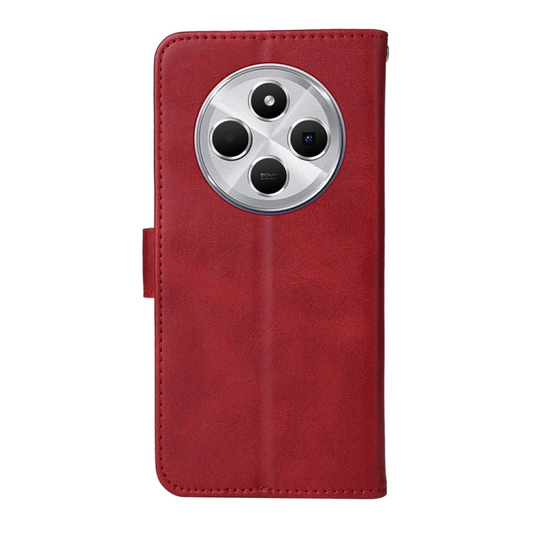 For Redmi 14C 4G Classic Calf Texture Flip Leather Phone Case