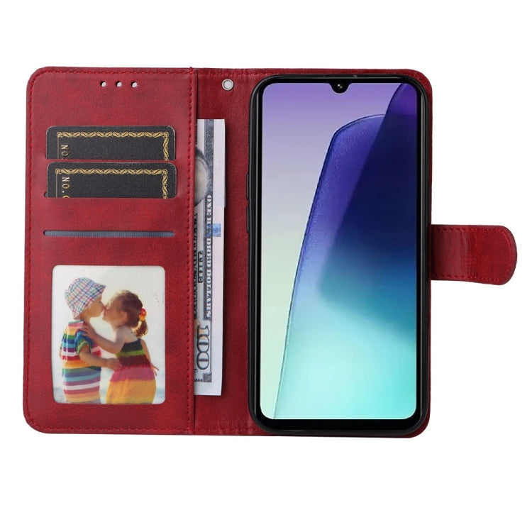 For Redmi 14C 4G Classic Calf Texture Flip Leather Phone Case