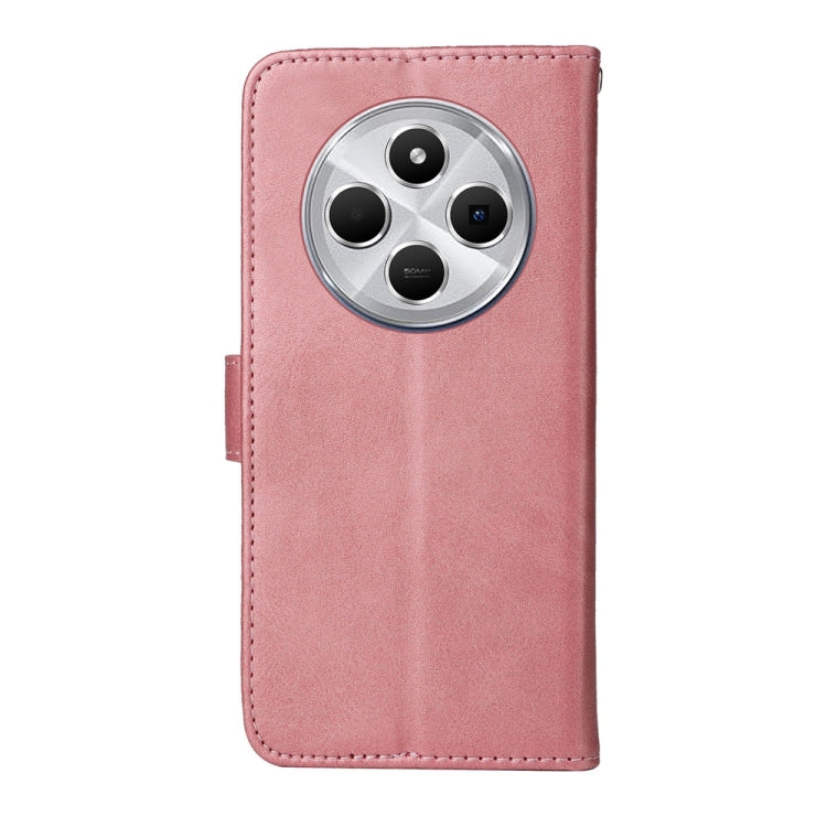 For Redmi 14C 4G Classic Calf Texture Flip Leather Phone Case