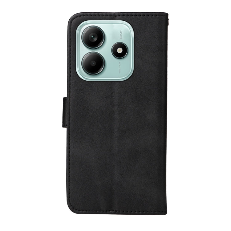 For Redmi Note 14 5G Classic Calf Texture Flip Leather Phone Case