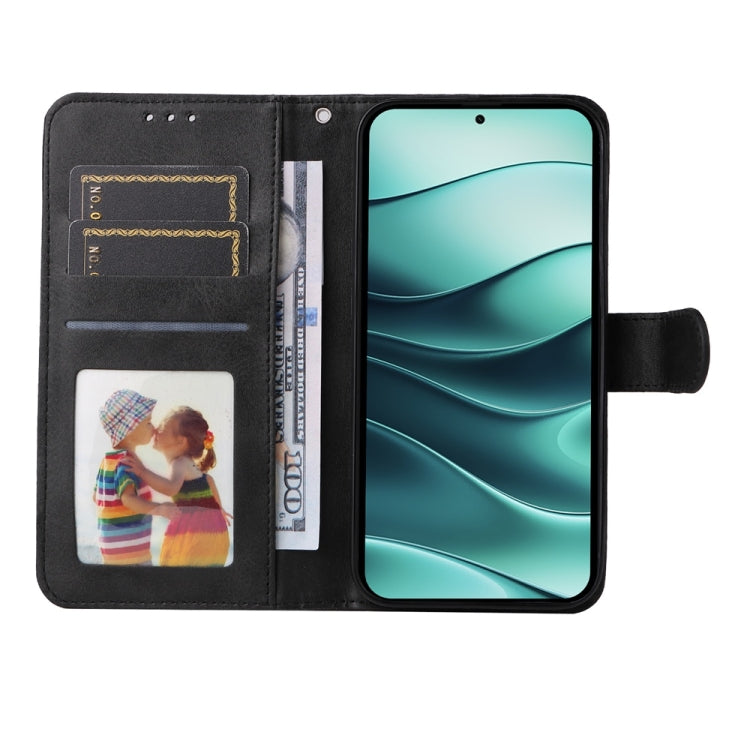 For Redmi Note 14 5G Classic Calf Texture Flip Leather Phone Case
