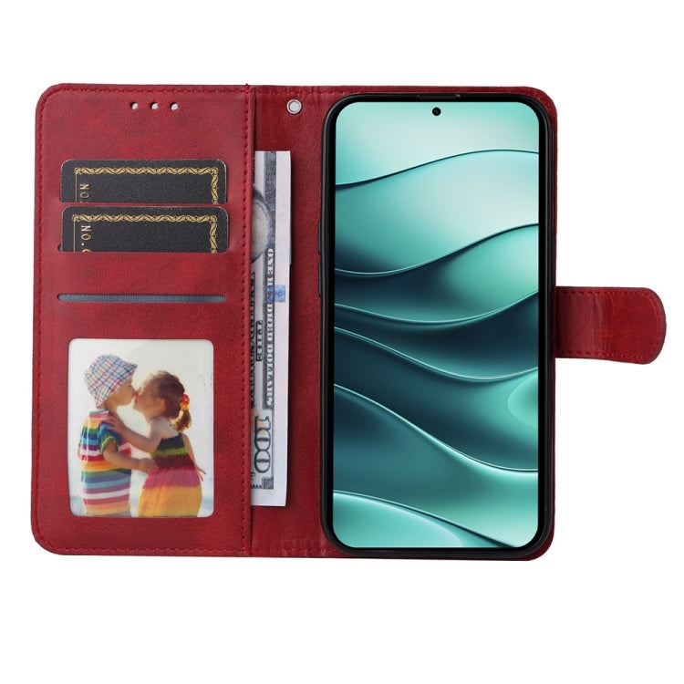 For Redmi Note 14 5G Classic Calf Texture Flip Leather Phone Case