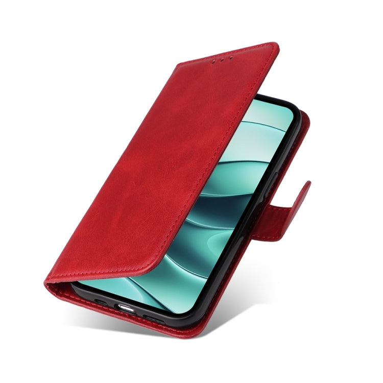 For Redmi Note 14 5G Classic Calf Texture Flip Leather Phone Case