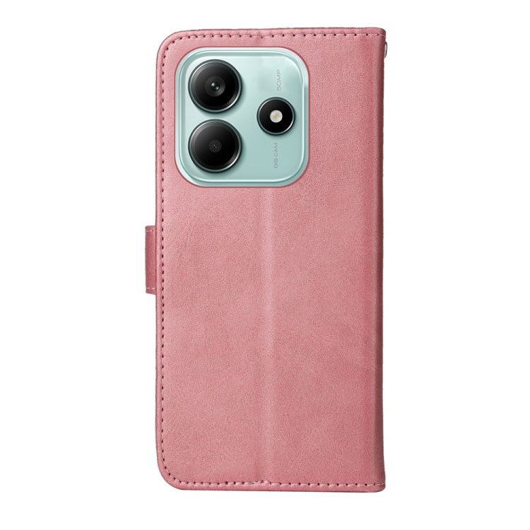 For Redmi Note 14 5G Classic Calf Texture Flip Leather Phone Case