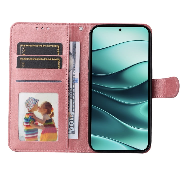For Redmi Note 14 5G Classic Calf Texture Flip Leather Phone Case