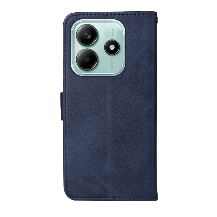 For Redmi Note 14 5G Classic Calf Texture Flip Leather Phone Case