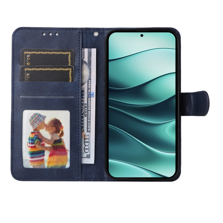 For Redmi Note 14 5G Classic Calf Texture Flip Leather Phone Case