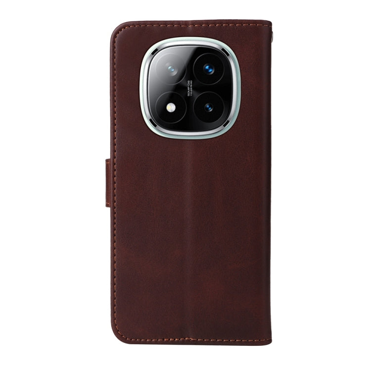 For Redmi Note 14 Pro 5G / Note 14 Pro+ 5G Classic Calf Texture Flip Leather Phone Case