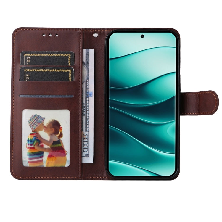For Redmi Note 14 Pro 5G / Note 14 Pro+ 5G Classic Calf Texture Flip Leather Phone Case