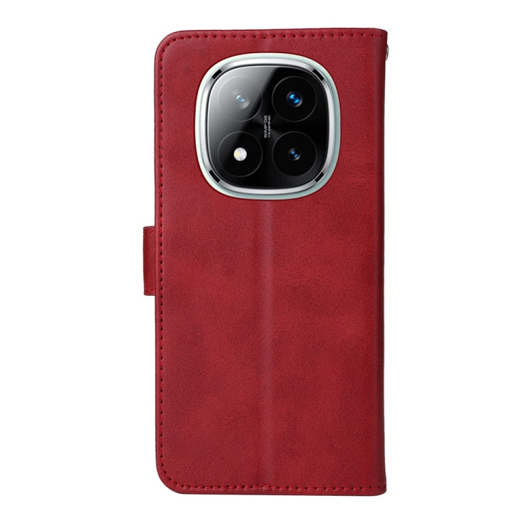 For Redmi Note 14 Pro 5G / Note 14 Pro+ 5G Classic Calf Texture Flip Leather Phone Case