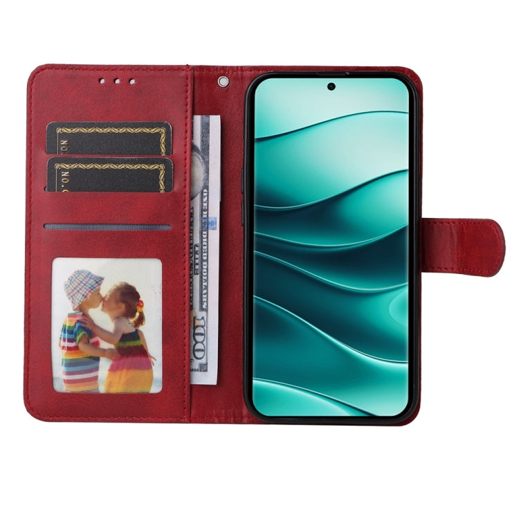 For Redmi Note 14 Pro 5G / Note 14 Pro+ 5G Classic Calf Texture Flip Leather Phone Case