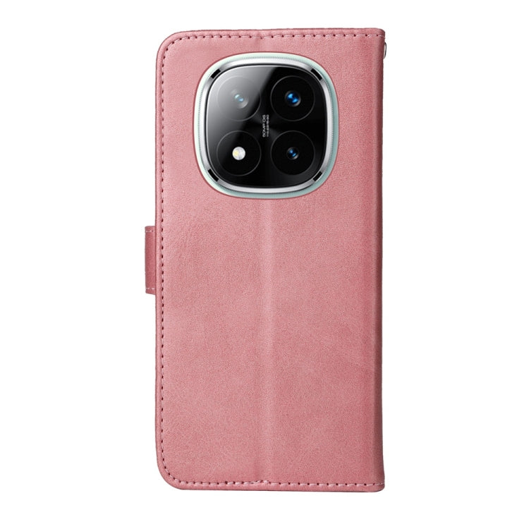 For Redmi Note 14 Pro 5G / Note 14 Pro+ 5G Classic Calf Texture Flip Leather Phone Case