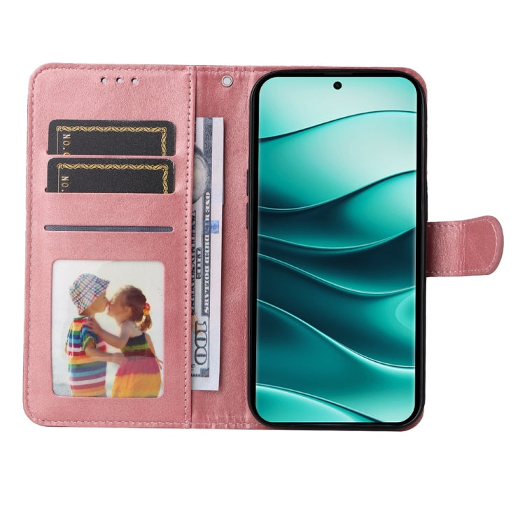 For Redmi Note 14 Pro 5G / Note 14 Pro+ 5G Classic Calf Texture Flip Leather Phone Case