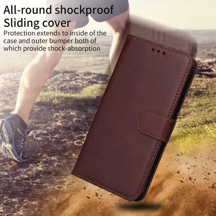 For Redmi K80 Pro Classic Calf Texture Flip Leather Phone Case