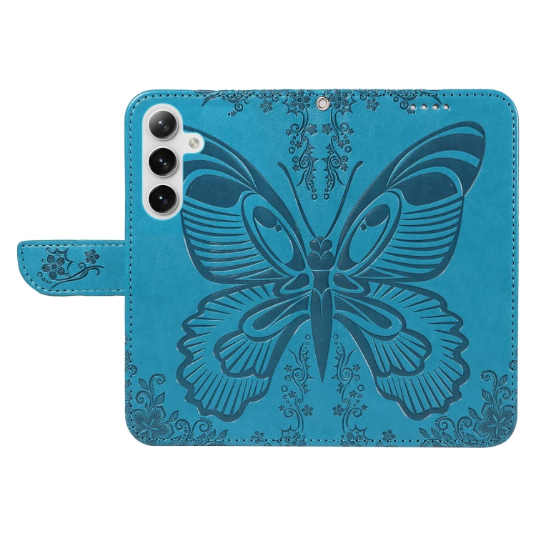 For Galaxy S25+ / S24+ 5G Swallowtail Butterfly Embossed Leather Phone Case
