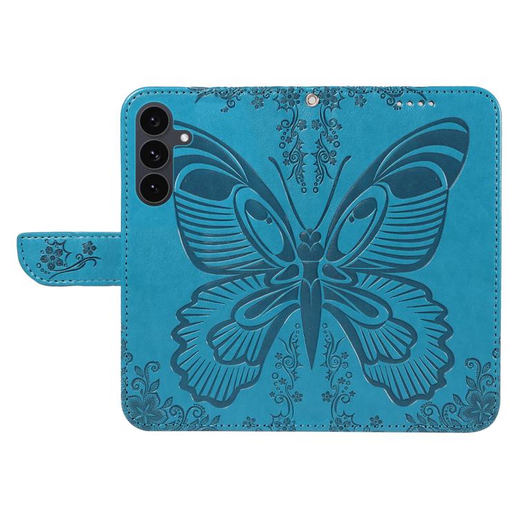 For Galaxy S25 FE 5G Swallowtail Butterfly Embossed Leather Phone Case