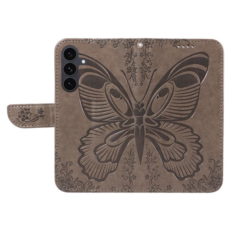 For Galaxy S25 FE 5G Swallowtail Butterfly Embossed Leather Phone Case