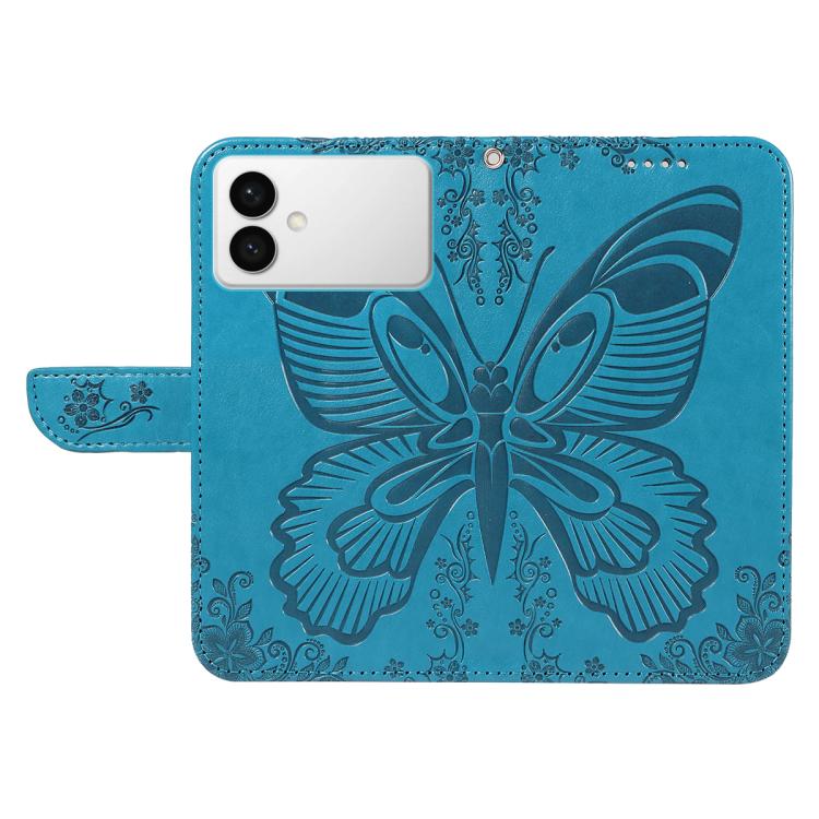 For Galaxy S26 Edge 5G Swallowtail Butterfly Embossed Leather Phone Case