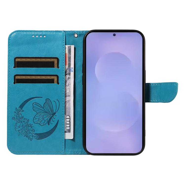 For Galaxy S26 5G Swallowtail Butterfly Embossed Leather Phone Case