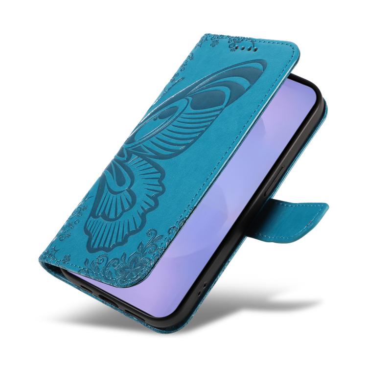 For Galaxy S26 5G Swallowtail Butterfly Embossed Leather Phone Case