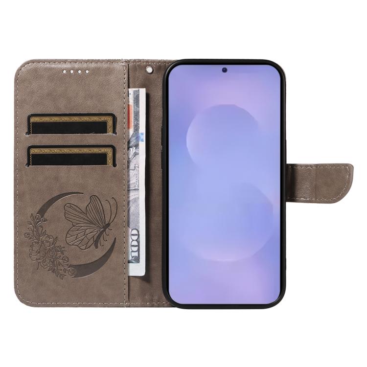 For Galaxy S26 5G Swallowtail Butterfly Embossed Leather Phone Case