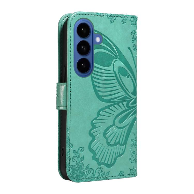 For Galaxy S26 5G Swallowtail Butterfly Embossed Leather Phone Case