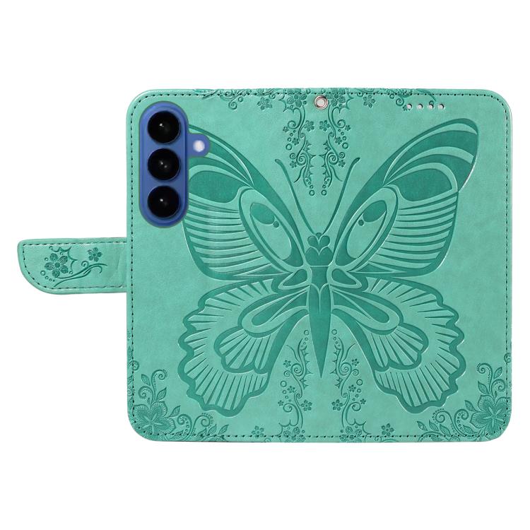 For Galaxy S26 5G Swallowtail Butterfly Embossed Leather Phone Case