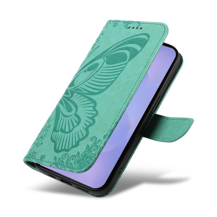 For Galaxy S26 5G Swallowtail Butterfly Embossed Leather Phone Case