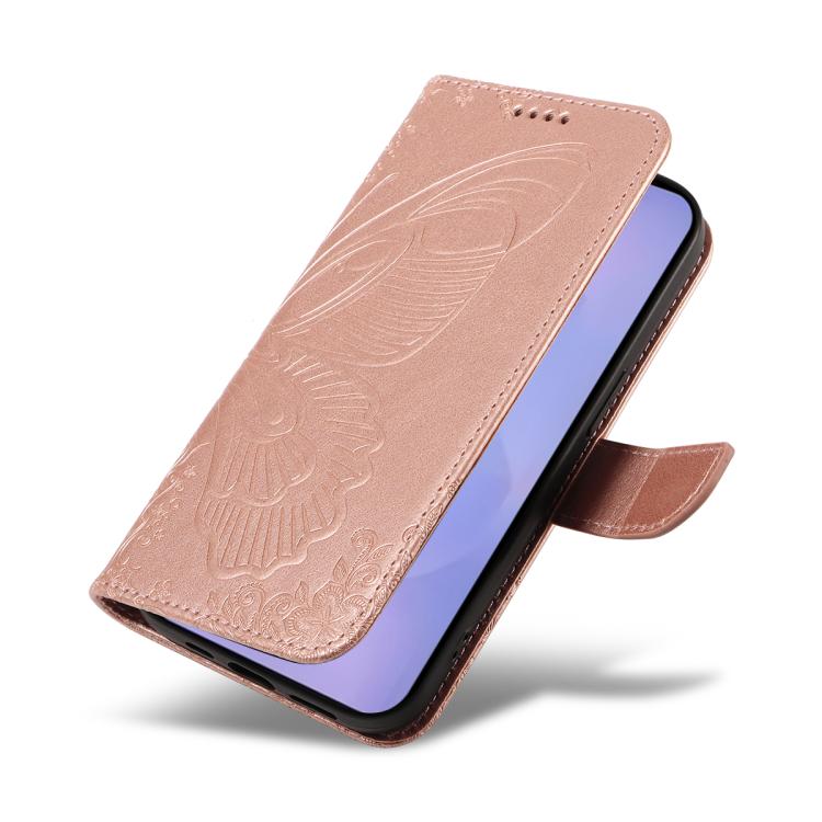 For Galaxy S26 5G Swallowtail Butterfly Embossed Leather Phone Case