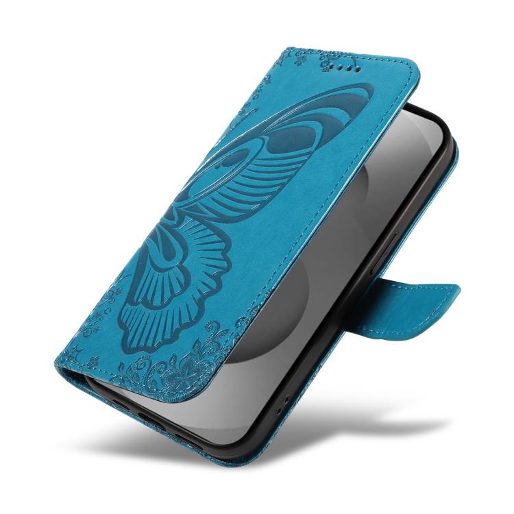 For Galaxy S26 Ultra 5G Swallowtail Butterfly Embossed Leather Phone Case