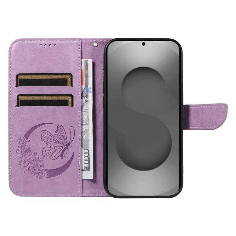 For Galaxy S26 Ultra 5G Swallowtail Butterfly Embossed Leather Phone Case