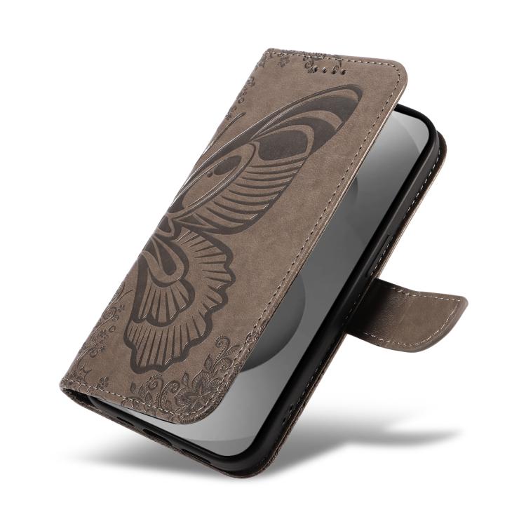 For Galaxy S26 Ultra 5G Swallowtail Butterfly Embossed Leather Phone Case