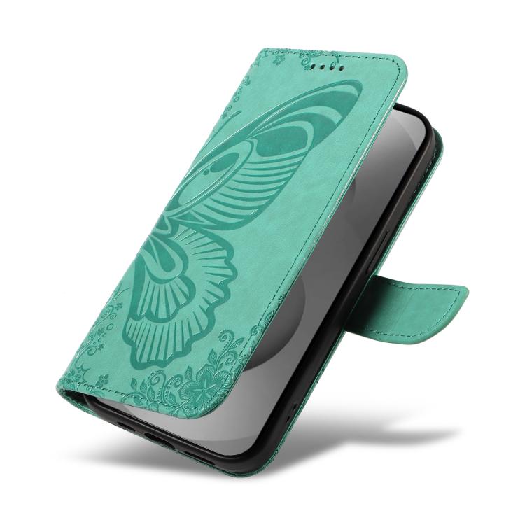 For Galaxy S26 Ultra 5G Swallowtail Butterfly Embossed Leather Phone Case