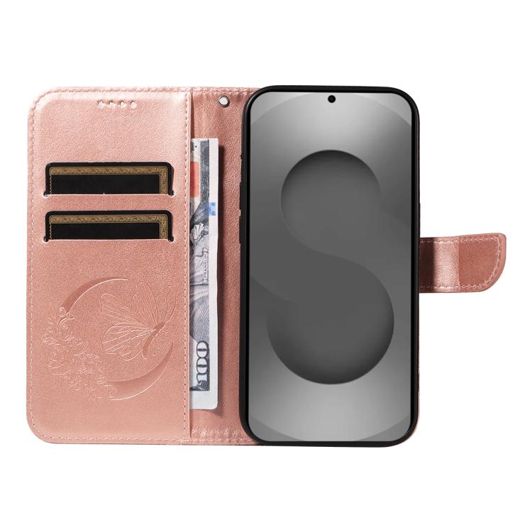 For Galaxy S26 Ultra 5G Swallowtail Butterfly Embossed Leather Phone Case