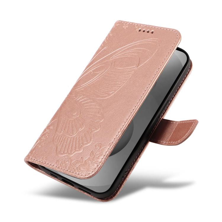 For Galaxy S26 Ultra 5G Swallowtail Butterfly Embossed Leather Phone Case