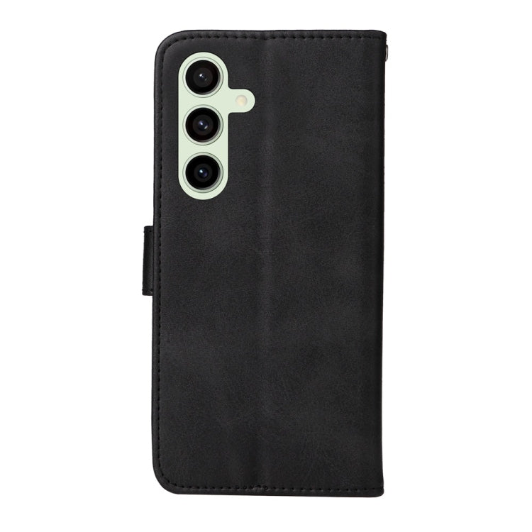 For Samsung Galaxy S24 FE 5G Classic Calf Texture Flip Leather Phone Case