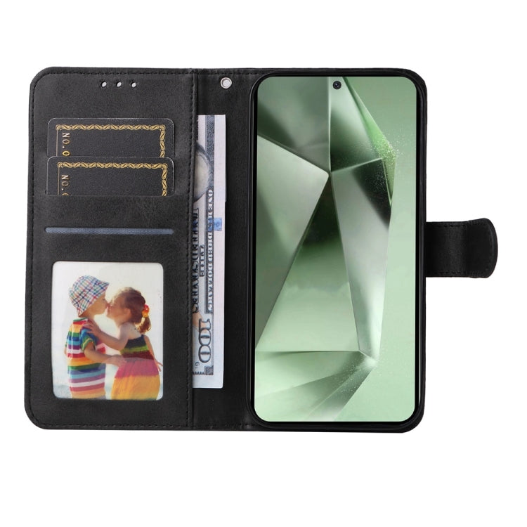For Samsung Galaxy S24 FE 5G Classic Calf Texture Flip Leather Phone Case