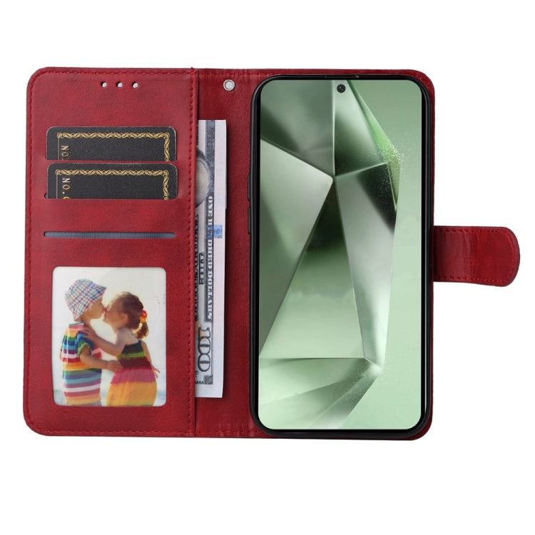 For Samsung Galaxy S24 FE 5G Classic Calf Texture Flip Leather Phone Case