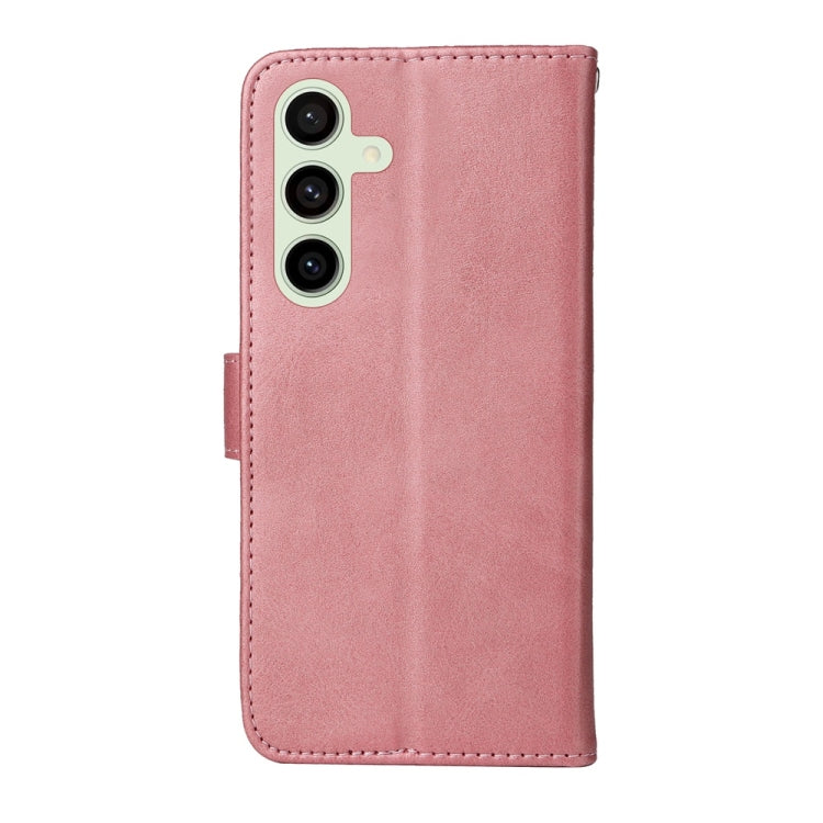 For Samsung Galaxy S24 FE 5G Classic Calf Texture Flip Leather Phone Case