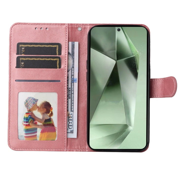 For Samsung Galaxy S24 FE 5G Classic Calf Texture Flip Leather Phone Case