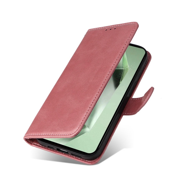 For Samsung Galaxy S24 FE 5G Classic Calf Texture Flip Leather Phone Case