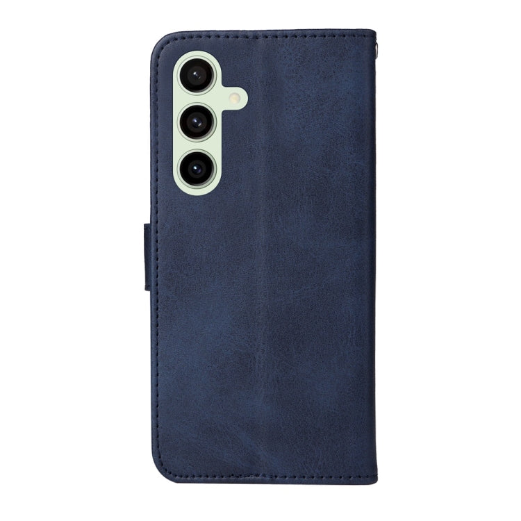 For Samsung Galaxy S24 FE 5G Classic Calf Texture Flip Leather Phone Case